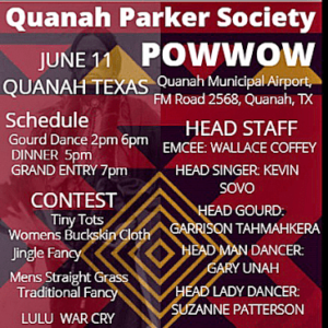 Quanah Parker Society Pow Wow 2022