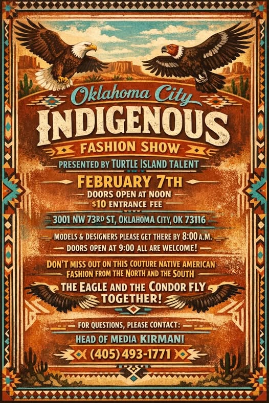 Oklahoma City Indigenous Fashion Show 2026