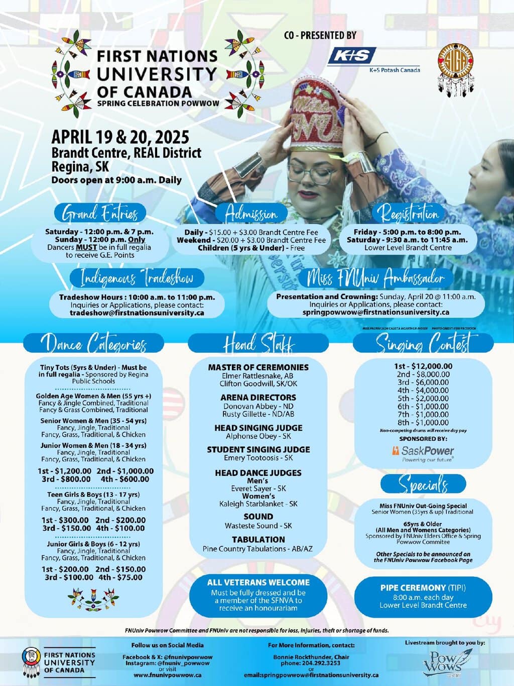 First Nations University of Canada  Spring Celebration Pow Wow 2025