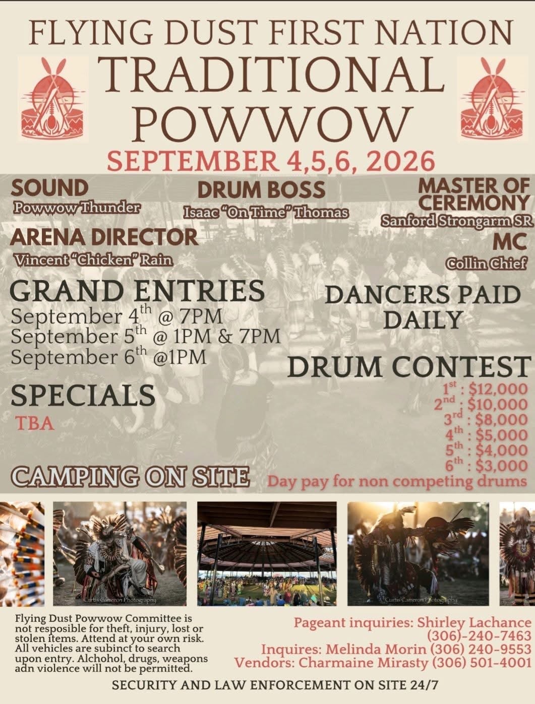 Flying Dust First Nation Traditional Pow Wow 2026
