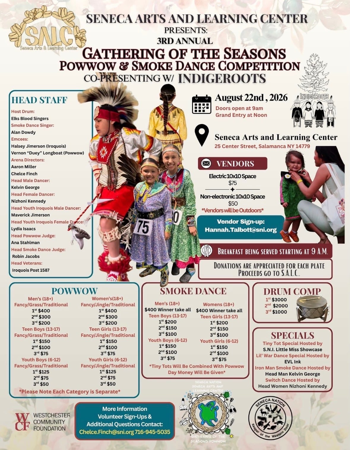 3rd Annual Gathering of the Seasons Pow Wow and Smoke Dance Competition 2026