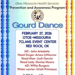Otoe-Missouria Health Services Gourd Dance 2026
