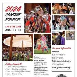 The Confederated Tribes of Grand Ronde Contest Pow Wow 2024