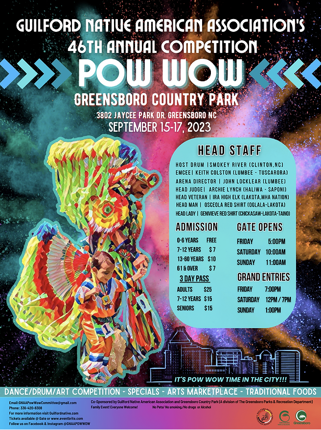 Guilford Native American Association 46th Annual Pow Wow 2023