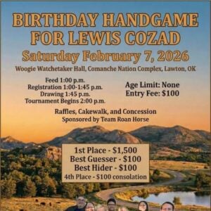 Birthday Handgame for Lewis Cozad 2026