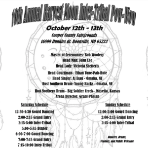 10th Annual Harvest Moon Inter-Tribal Pow Wow 2024