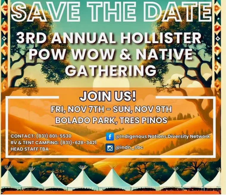 3rd Annual Hollister Pow Wow & Native American Gathering 2025