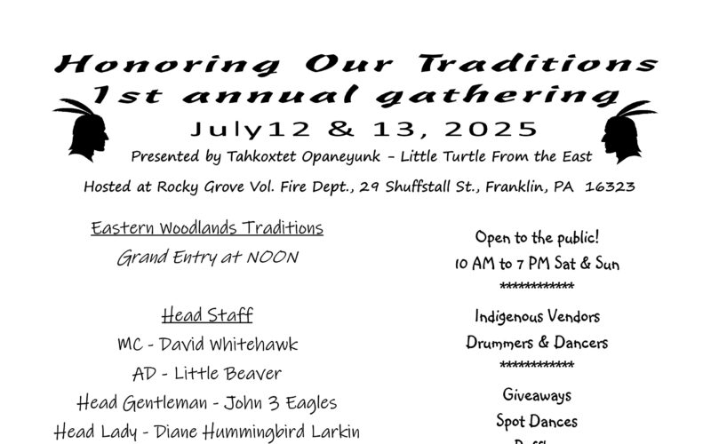 Honoring Our Traditions 1st Annual Gathering 2025