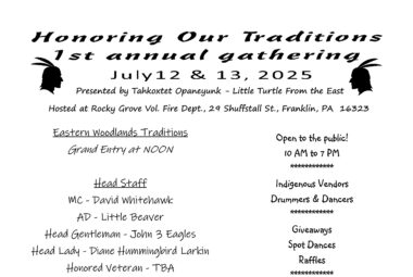 Honoring Our Traditions 1st Annual Gathering 2025