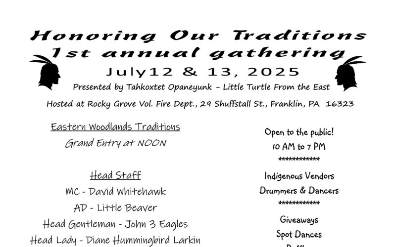 Honoring Our Traditions 1st Annual Gathering 2025