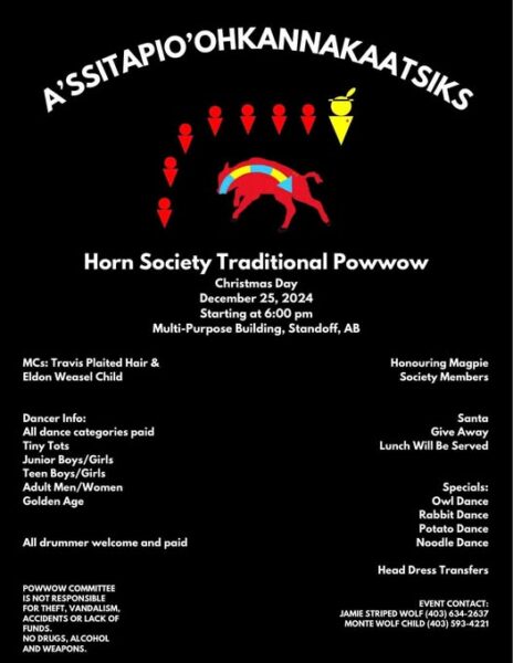 A’ssitapio’Ohkannakaatsiks Horn Society Traditional Pow Wow 2024