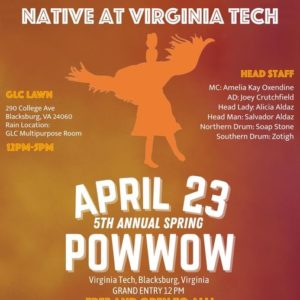 6th Annual Native at Virginia Tech Spring 2022 Pow Wow