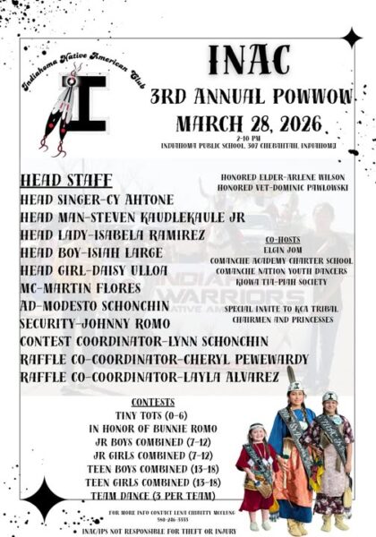 INAC 3rd Annual Pow Wow 2026