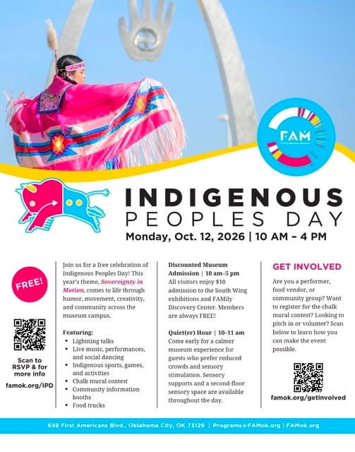 Indigenous Peoples Day Celebration (OKC) 2026