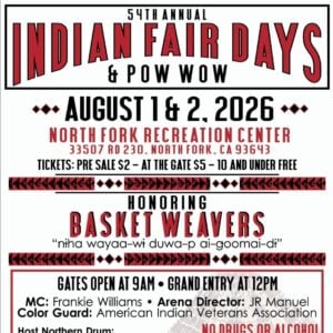 54th Annual Indian Fair Days & Pow Wow 2026