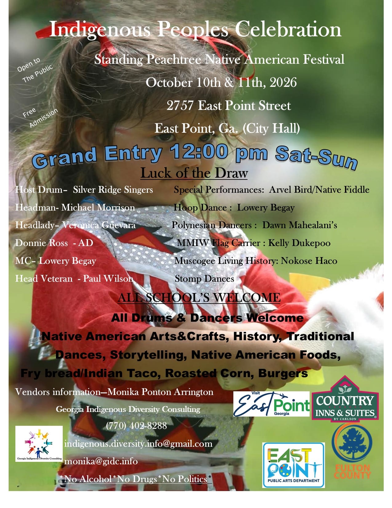 Indigenous Peoples Celebration, Standing Peachtree Native American Festival & Pow Wow 2026