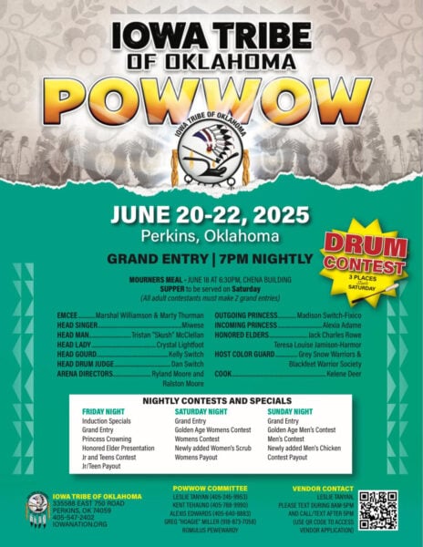 Iowa Tribe of Oklahoma 2025 Pow Wow Iowa Tribe of Oklahoma 2025 Pow Wow