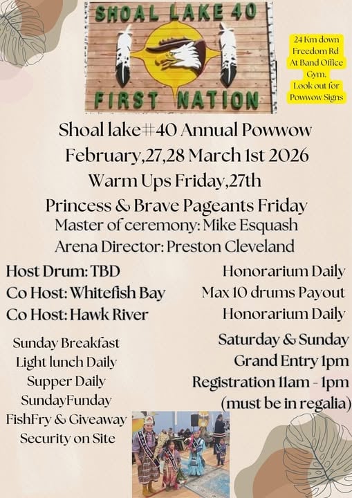 Shoal Lake #40 First Nation Pow Wow 2026