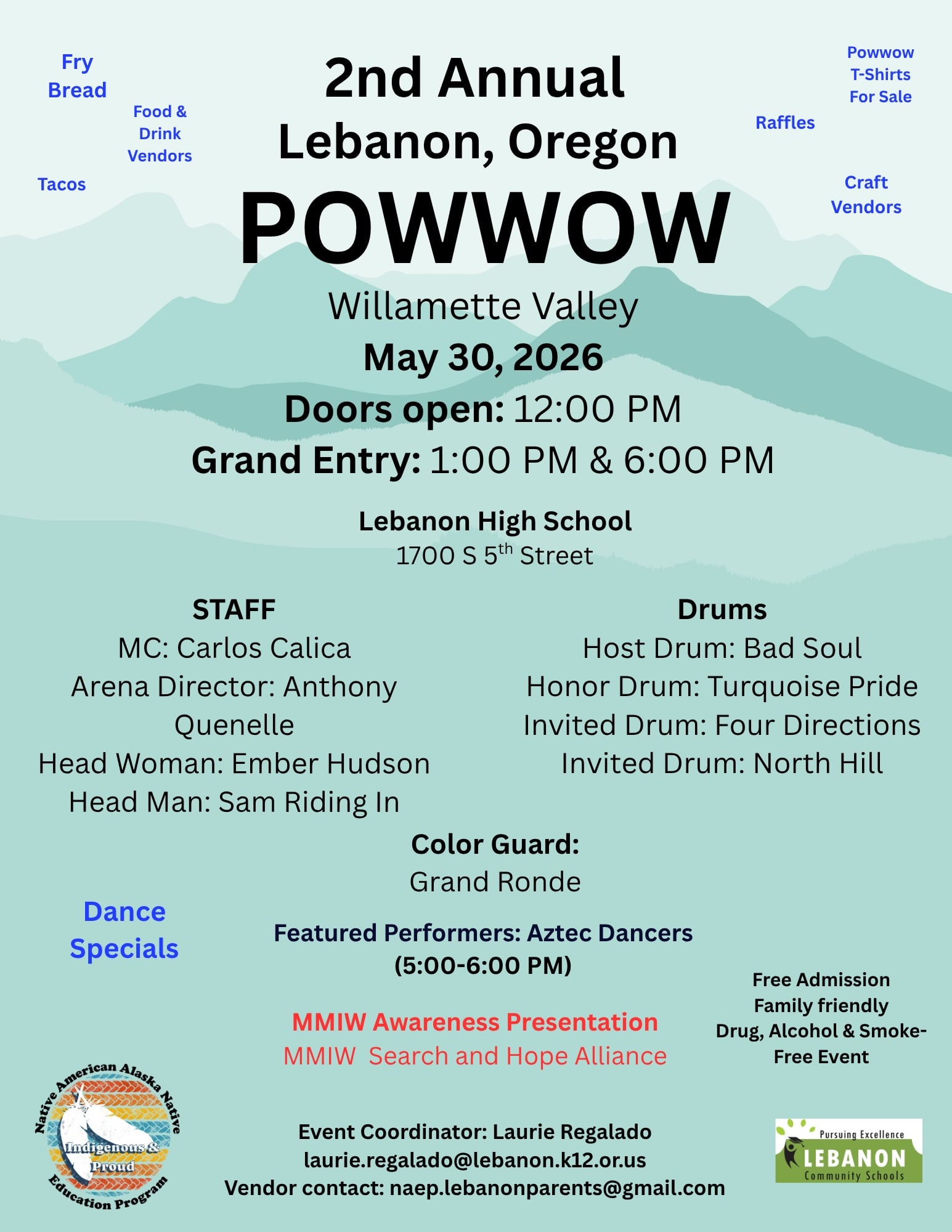 2nd Annual Lebanon (Willamette Valley) Pow Wow 2026
