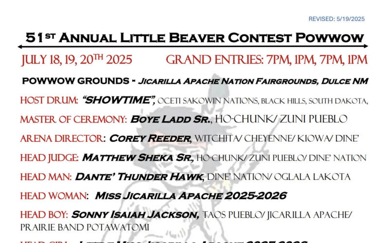 51st Annual  Little Beaver Contest Pow Wow 2025