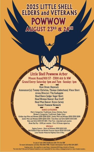 Annual Little Shell Veteran’s and Elder’s Pow Wow 2025 Annual Little Shell Veteran’s and Elder’s Pow Wow 2025