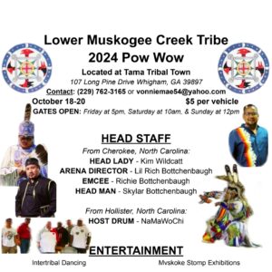 Lower Muskogee Creek Tribe 2024 Pow Wow