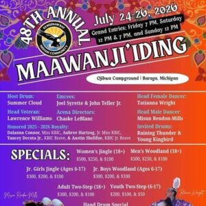 46th Annual KBIC Maawanji'iding Pow Wow 2026