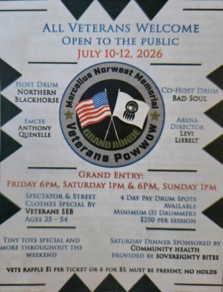 Marcellus Norwest Memorial Veterans Pow Wow 2026