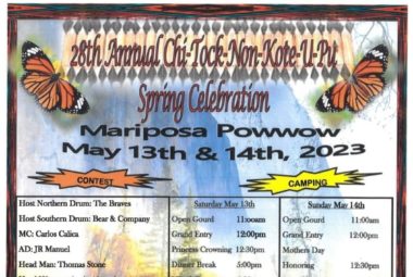 28th Annual Mariposa Pow Wow Chi-Tock-Kote-U-Pu 2023