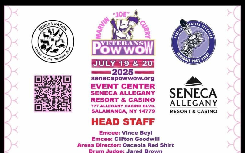 Seneca Pow Wow – Marvin Joe Curry Veterans Pow Wow 2025