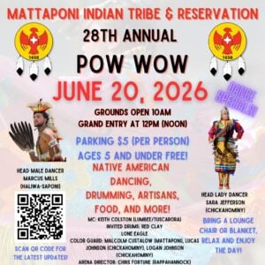 28th Annual Mattaponi Indian Tribe & Reservation Pow Wow 2026