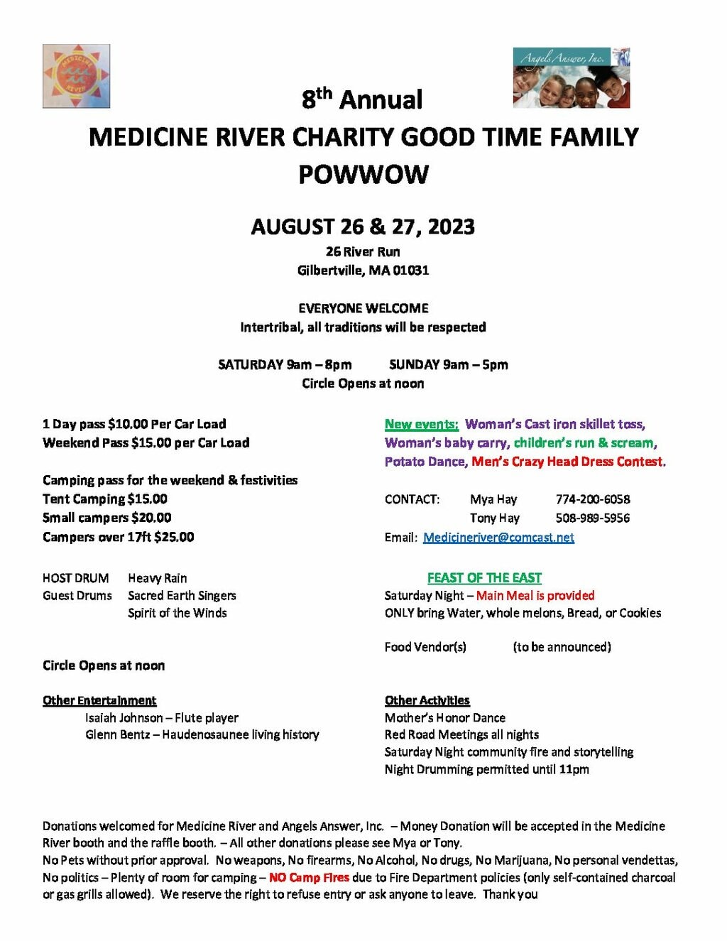 8th Annual Medicine River Charity Good Time Family Pow Wow 2023