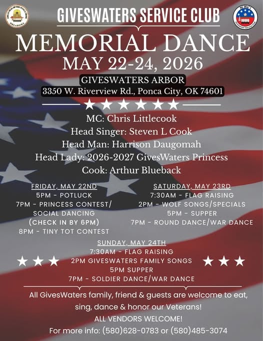 GivesWaters Service Club Memorial Dance 2026