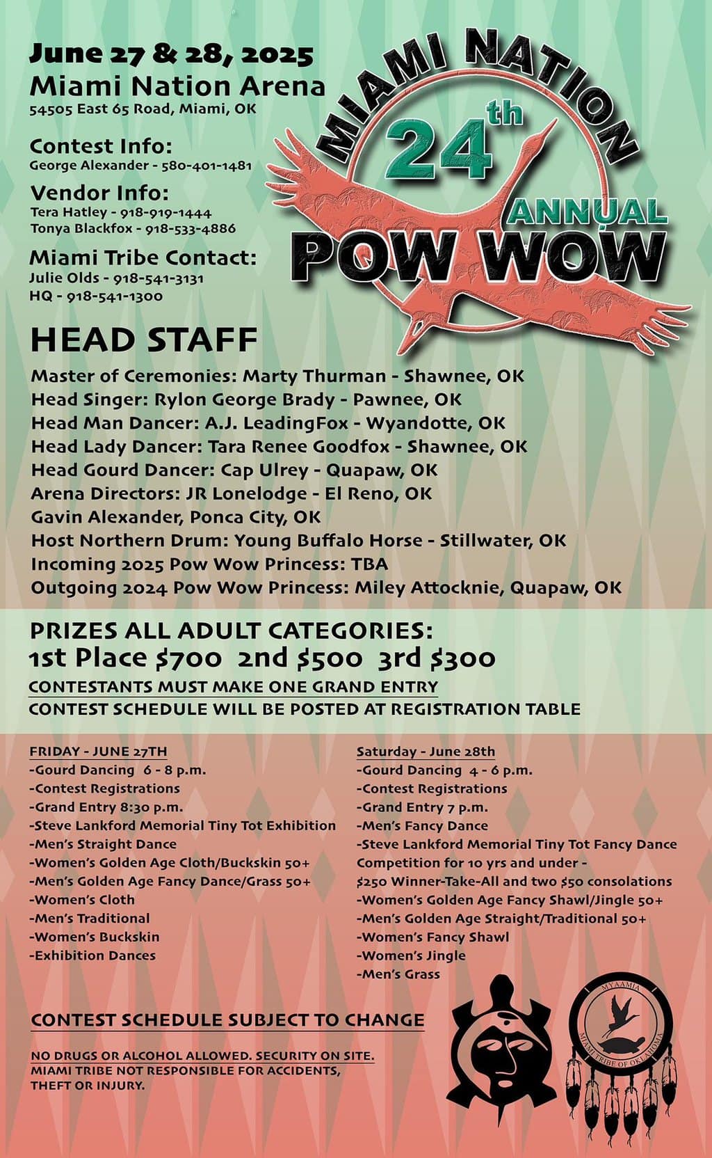 24th Annual Miami Nation Pow Wow 2025