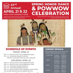 33rd Minot State University Annual Spring Honor Dance & Pow Wow Celebration 2023