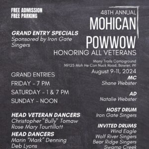 48th Annual Mohican Pow Wow 2024