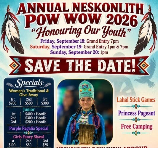 Annual Neskonlith Pow Wow 2026