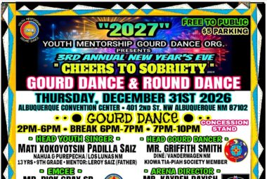 3rd Annual 2027 NYE Cheers to Sobriety Gourd Dance & Social Pow Wow