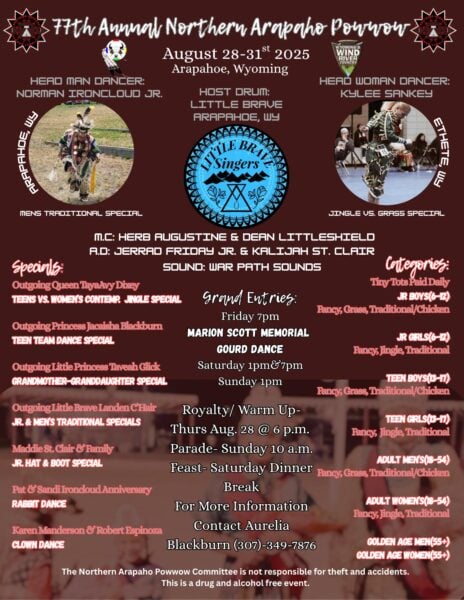 77th Annual Northern Arapaho Pow Wow 2025 77th Annual Northern Arapaho Pow Wow 2025