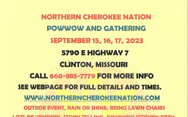 Northern Cherokee Nation Pow Wow & Gathering 2023
