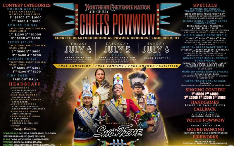 Northern Cheyenne 4th of July Chiefs Pow Wow 2025