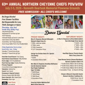 63rd Annual Northern Cheyenne Chiefs Pow Wow 2026