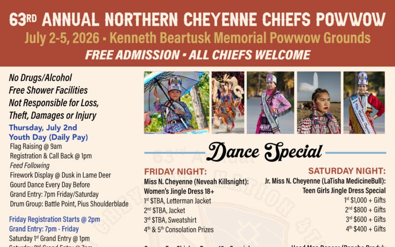 63rd Annual Northern Cheyenne Chiefs Pow Wow 2026