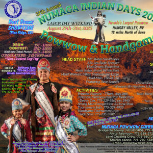 Numaga Indian Days  Pow Wow & Hand Games 2025