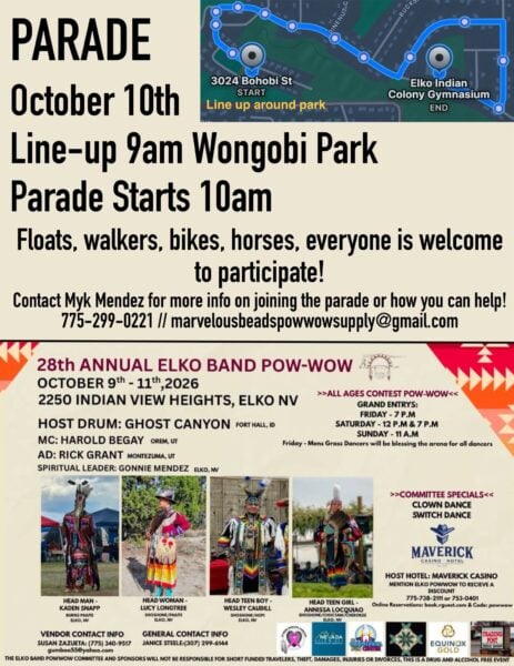 28th Annual Elko Band Pow Wow 2026