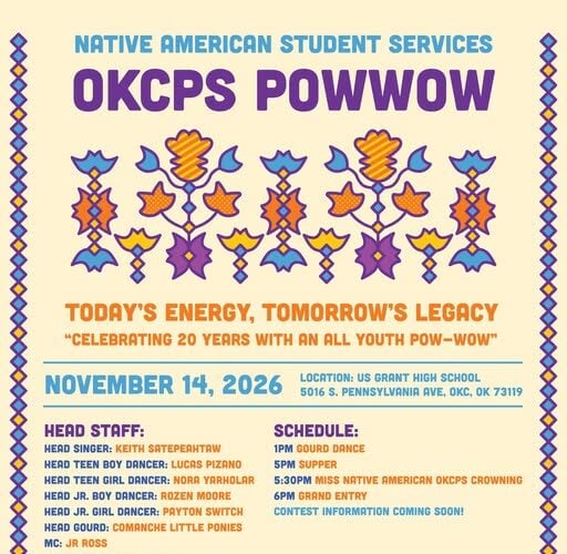 Oklahoma City Public Schools (OKCPS) Pow Wow 2026