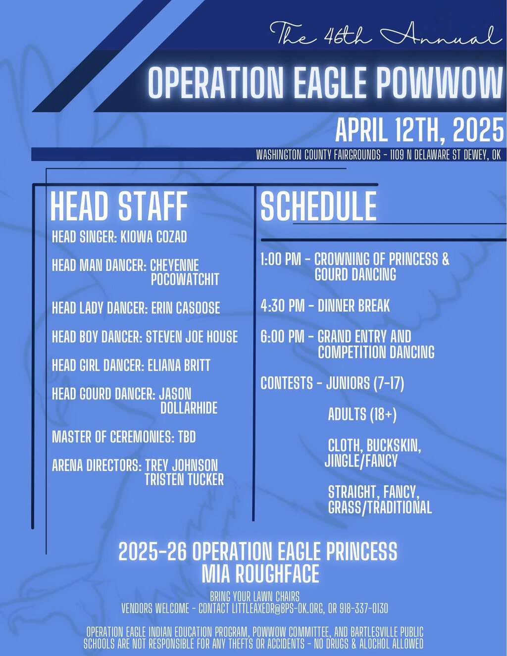 46th Annual Operation Eagle Pow Wow 2025