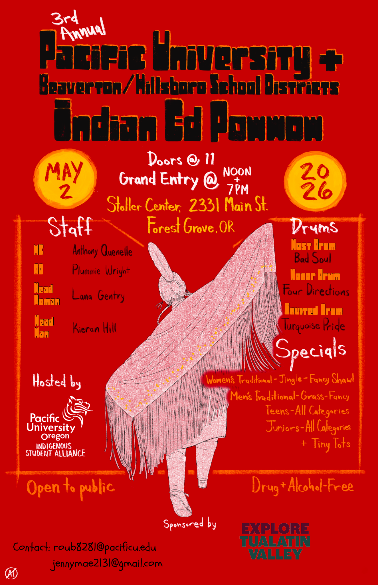 Pacific University  & Beaverton/Hillsboro School Districts Indian Ed Pow Wow 2026