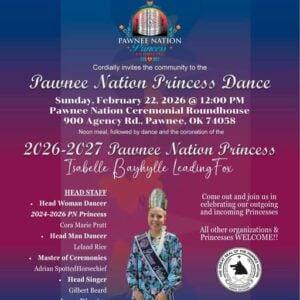 Pawnee Nation Princess Dance 2026