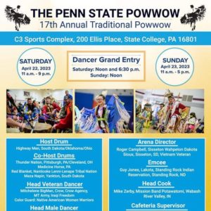 Penn State 17th Annual Traditional Pow Wow 2023
